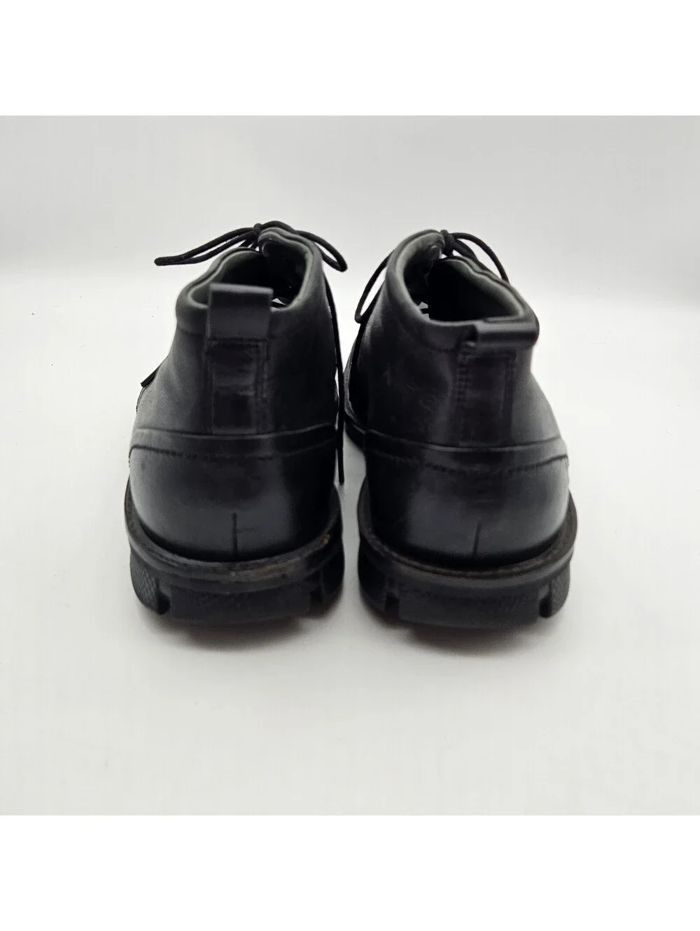 Ecco Danish Design Mens Size 43 London Plain Toe Chukka Boots Black US Size 10